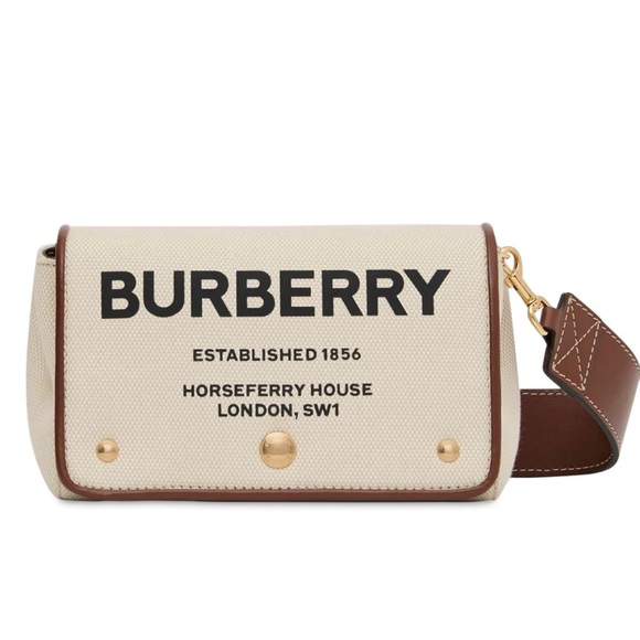 BURBERRY Hackberry logo printed canvas bag - Picture 1 of 13